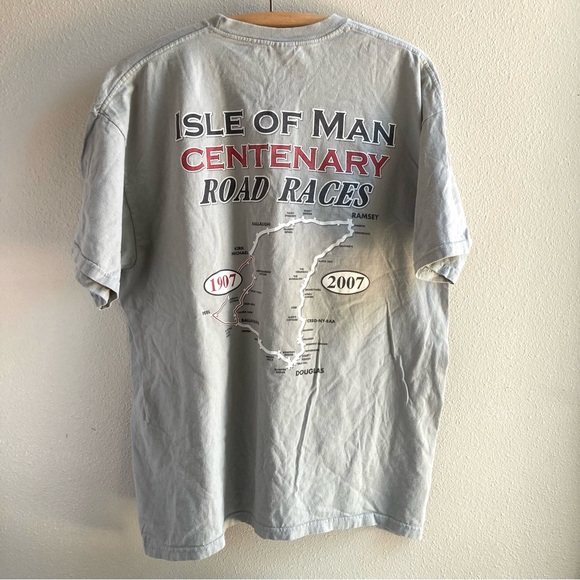 Isle of Man 2007 Motorcycle Tee T-Shirt Fruit Of The Loom Size XL - Picture 2 of 7